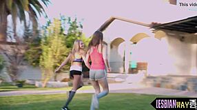 Hey girls, beautiful lesbians spreading legs for pussy fingering and play 😍