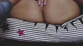 Milf enjoys private masturbation session alone