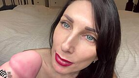 Cumshot after piercing blowjob deep throat