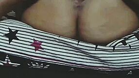 Milf enjoys private masturbation session alone