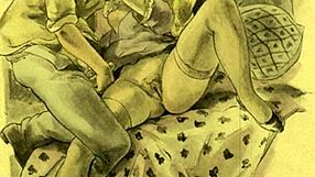 Vintage erotic illustration grabs your attention now!