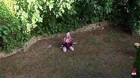 Three horny blondes, are you ready for an intense orgasm in this outdoor orgy?