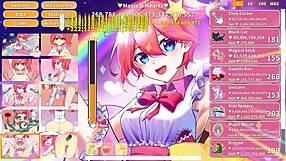 Magical Girl Clicker Gameplay Turns Wildly Steamy!