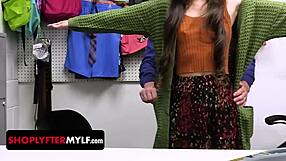 Angelina, animal rights activist, caught breaking into pet store - Shoplyfter Mylf