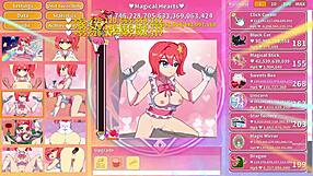 Magical Girl Clicker Gameplay Turns Wildly Steamy!