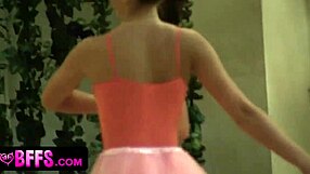 I watch hot lesbian ballerinas with brown eyes and fake tits in hardcore blowjob and orgasm action