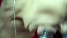 She takes two guys in her mouth and swallows all of it