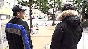 Asian Babe With Small Tits Shows Ass!