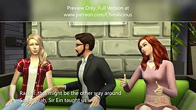 Teacher Gets Fucked By Sadie And Rachel In Group Action!