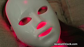 Asian Gf Rides Cock For Natural Facial Cream