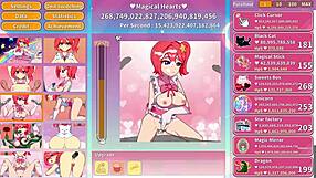Magical Girl Clicker Gameplay Turns Wildly Steamy!