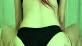 yo, this pale teen rides hard and lets him finish inside while sis films