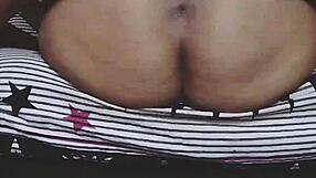 Milf enjoys private masturbation session alone