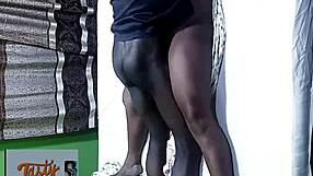 promiscuous girl's pussy gets hot fuck in bent over positions