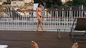 Spanish reyna blancaa gets two orgasms in homemade fuck.