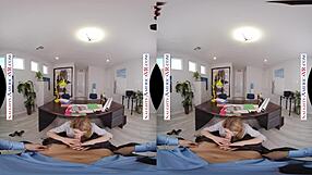 Abby Adams fucks you in your office wearing stockings and lingerie.