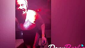 emotional connection while dancing with blonde friend then intense doggystyle at party