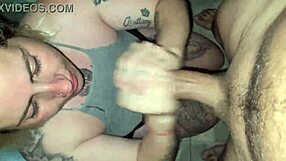 Blanquita receives a lot of cum on her face?