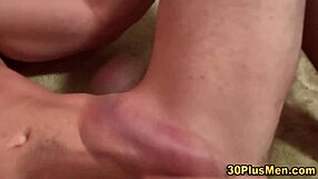 Intense Gay Stud Masturbates To Powerful Cumshot