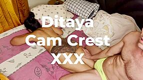 Ditaya Gets Sexy Massage from Muscular Bodybuilder Cam Crest