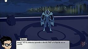 Unfaithful Kitten Breaks Starfire's Ass Anal, While Raven Waits to Be Fucked