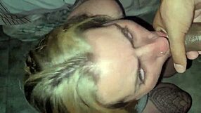 Blanquita receives a lot of cum on her face?