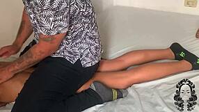 He Dominated My Latina Stepsister With An Erotic Massage, Focusing On Her Natural Tits And Domination