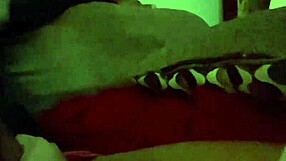 Latina gives sloppy morning blowjob to monster cock.