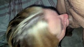 Blanquita receives a lot of cum on her face?