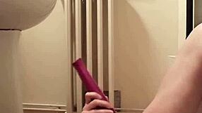 slave practices mouth skills in bdsm session