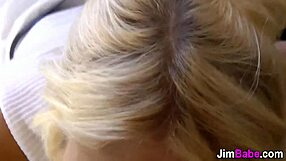 Does This Teen Blow Old Monster Cock in Stockings?