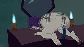 Unfaithful Kitten Breaks Starfire's Ass Anal, While Raven Waits to Be Fucked