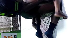 promiscuous girl's pussy gets hot fuck in bent over positions