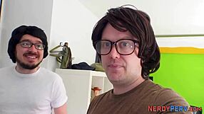 Yorkshire nerds tricked into blowjobs