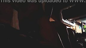 Big booty slut gets a creampie in doggystyle position