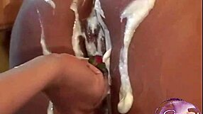 Tabatha sweet strawberries and cream licking pussy backstage orgasm