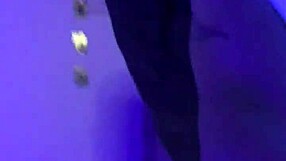 Homemade latina housewife rides quietly at night