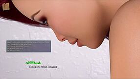 Redhead With Big Tits Erotic Display