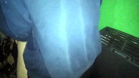 Ripping Thong Aside to Fuck Her on Kitchen Couch