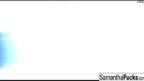 Hey Samantha Saint, gonna tease us with those sexy moves today?