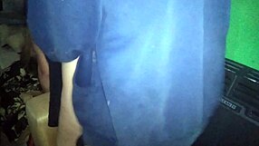 Ripping Thong Aside to Fuck Her on Kitchen Couch