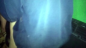 Ripping Thong Aside to Fuck Her on Kitchen Couch