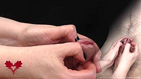 Hey, check this close up handjob with urethral play part 1