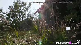 Petite Blonde Teen Strips And Dances Hot Outdoor