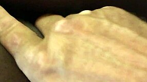 does the young black girl take cock while fingering herself in interracial scene?