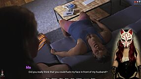 Gamer girl dives into spicy porn game fun