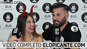 Elo podcast passes ice over sara blonde's tits, so cool!