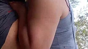 Geil stemor lokker stemorsønn til vill skoghandling