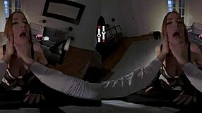 Redhead Feels Intense In Dark VR!