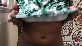 Kay orgasms on the sofa!